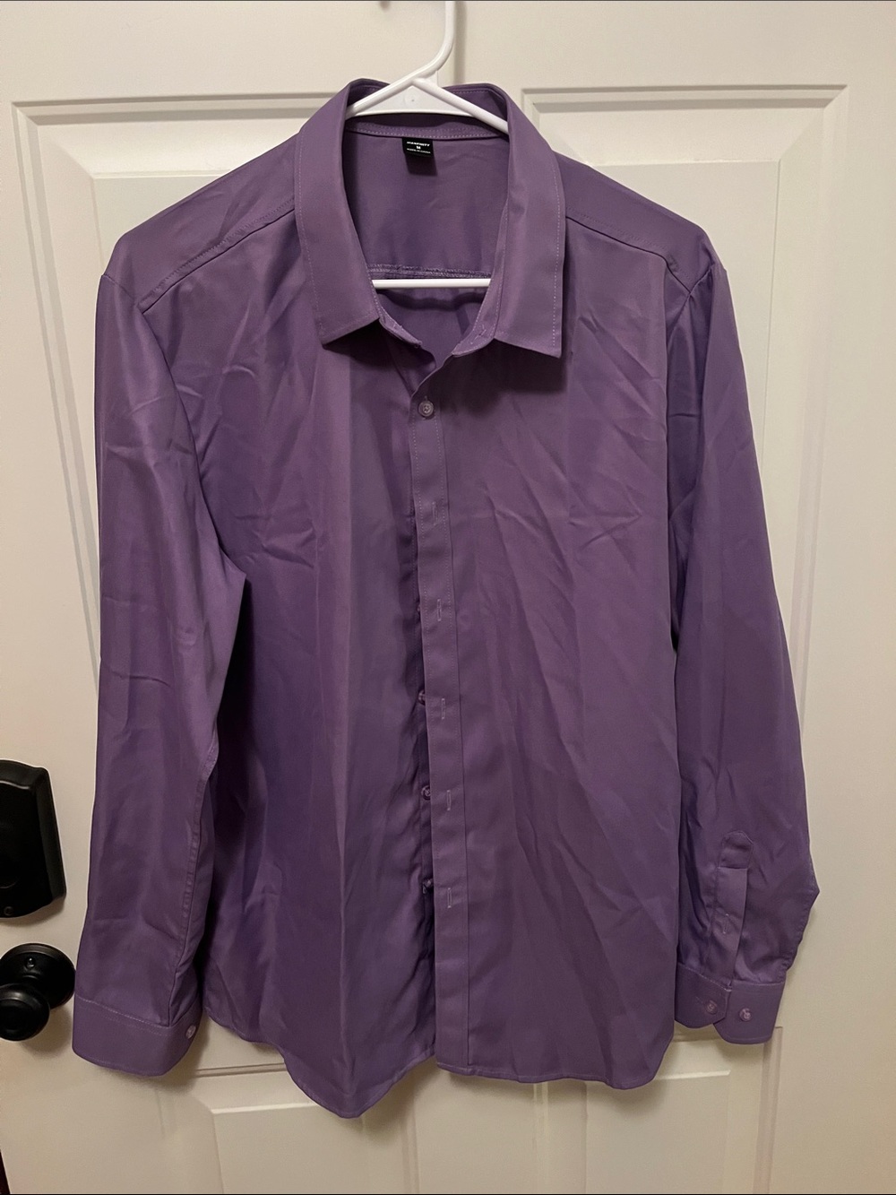 NFINITY Lavender-Purple Long Sleeve Dress Shirt